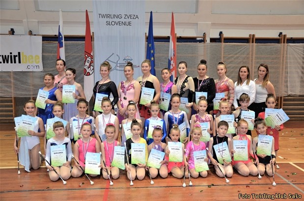 Slovenija OPEN twirling SLIKA SLO OPEN